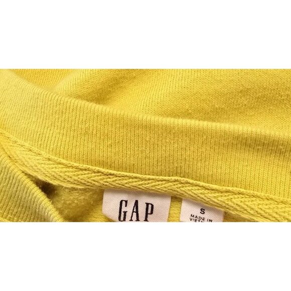Gap Womens Sweatshirt Size Small Yellow California - Picture 4 of 6